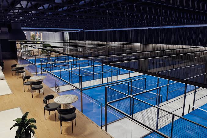 Padel Haus courts overhead